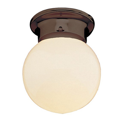 Trans Globe Lighting 3606 ROB 1 Light Flush-mount in Rubbed Oil Bronze